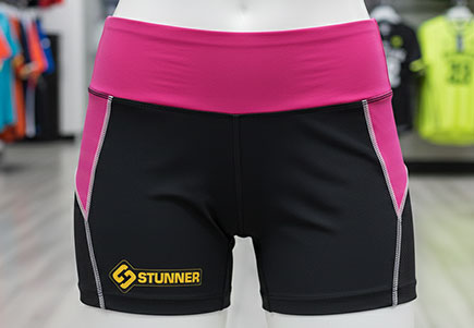 Stunner Wears Custom Ladies Performance Shorts